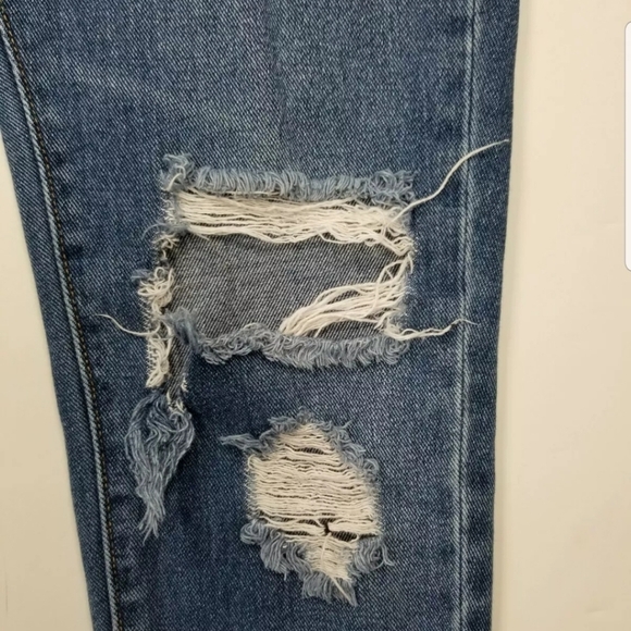 Pacsun Boyfriend Jeans Sz 26 Distressed - Picture 3 of 7